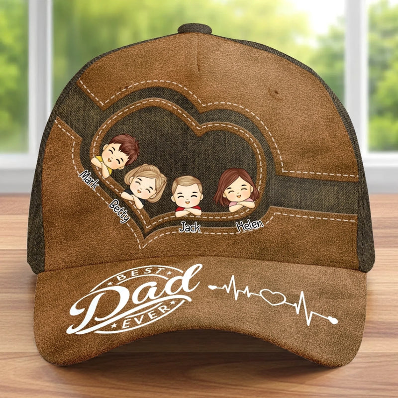 Personalized Baseball Cap – Gifts For Grandpa, Dad – Best Dad Ever