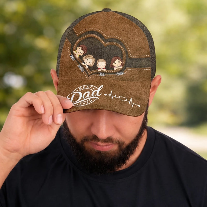 Personalized Baseball Cap – Gifts For Grandpa, Dad – Best Dad Ever