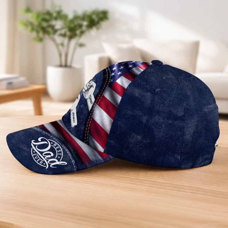 Personalized Baseball Cap – Gifts For Grandpa, Dad – Grandpa Wisdom Lives On