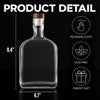 Personalized Liquor Decanter – Birthday Gifts For Dad, Grandpa – Forever Thankful For Dad