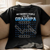 Personalized Unisex T-shirt, Hoodie – Father's Day Gifts For Dad – Grandpa Wisdom Leads On