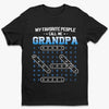 Personalized Unisex T-shirt, Hoodie – Father's Day Gifts For Dad – Grandpa Wisdom Leads On