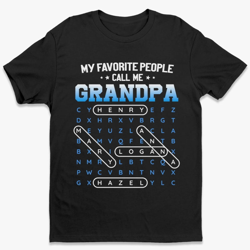 Personalized Unisex T-shirt, Hoodie – Father's Day Gifts For Dad – Grandpa Wisdom Leads On