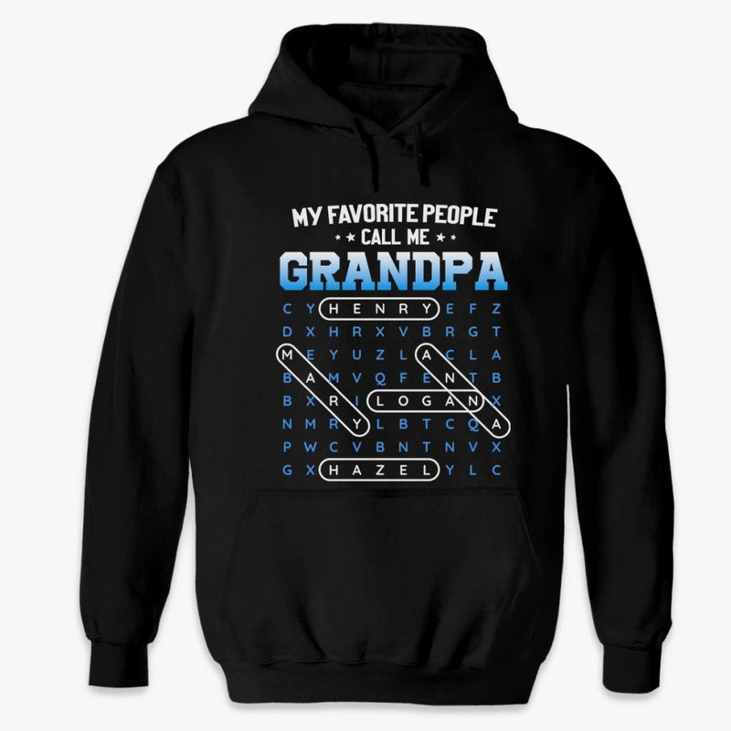 Personalized Unisex T-shirt, Hoodie – Father's Day Gifts For Dad – Grandpa Wisdom Leads On
