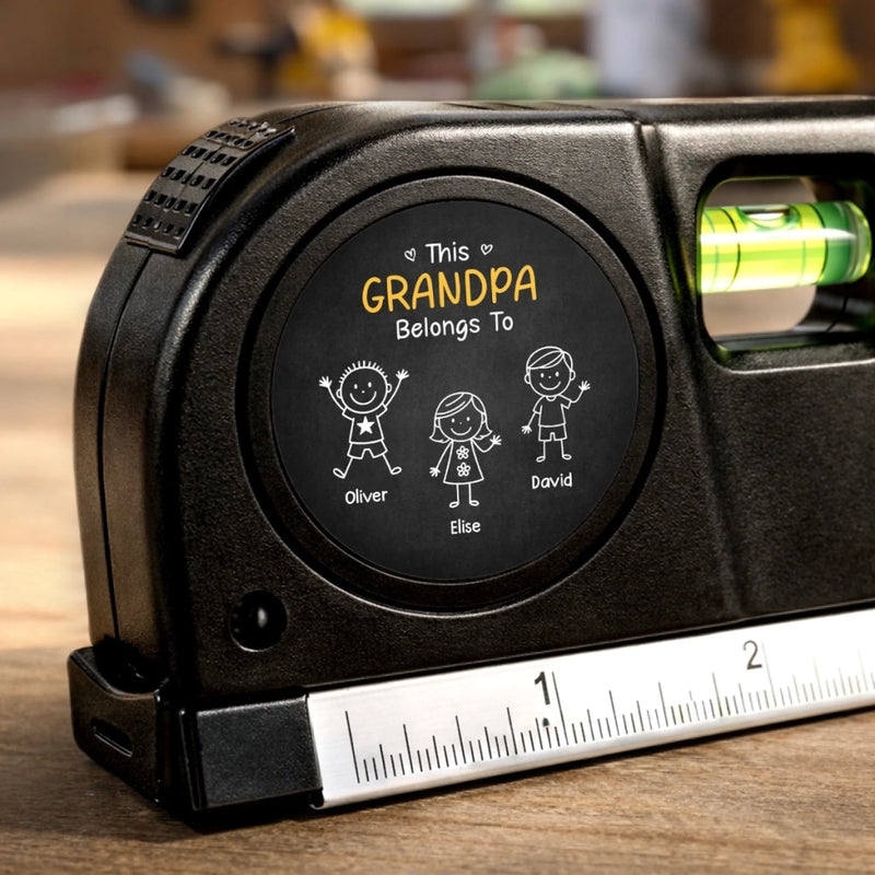 Personalized Laser Level Tool – Father's Day Gifts For Grandpa – A Lifetime Of Love And Guidance