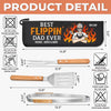 Personalized BBQ Tool Set With Storage Bag  – Father's Day Gifts For Dad, Grandpa – Dad’s Kitchen, Best In Town