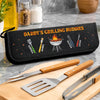 Personalized BBQ Tool Set With Storage Bag  – Father's Day Gifts For Dad, Grandpa – Daddy's Grilling Buddy