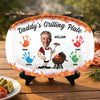 Personalized Platter – Father's Day Gifts For Dad, Grandpa – Dad In His Happy Place