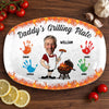 Personalized Platter – Father's Day Gifts For Dad, Grandpa – Dad In His Happy Place