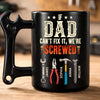 Personalized Wrench Handle Mug – Father's Day Gifts For Dad, Grandpa – Fixing Everything Like Dad