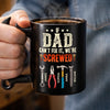 Personalized Wrench Handle Mug – Father's Day Gifts For Dad, Grandpa – Fixing Everything Like Dad