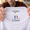 Personalized Inside Neck Print T-Shirt – Birthday Gifts For Dad, Grandpa – Forever Your Kid