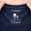 Personalized Inside Neck Print T-Shirt – Birthday Gifts For Dad, Grandpa – Forever Your Kid