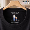 Personalized Inside Neck Print T-Shirt – Birthday Gifts For Dad, Grandpa – Forever Your Kid