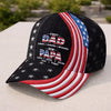 Personalized Classic Cap – Gifts For Grandpa, Dad – Dad Strength Guides Our Way
