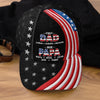 Personalized Classic Cap – Gifts For Grandpa, Dad – Dad Strength Guides Our Way