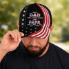 Personalized Classic Cap – Gifts For Grandpa, Dad – Dad Strength Guides Our Way