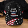 Personalized Classic Cap – Gifts For Grandpa, Dad – Dads Get Promoted To Grandpa