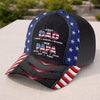 Personalized Classic Cap – Gifts For Grandpa, Dad – Grandpa Love Never Fades