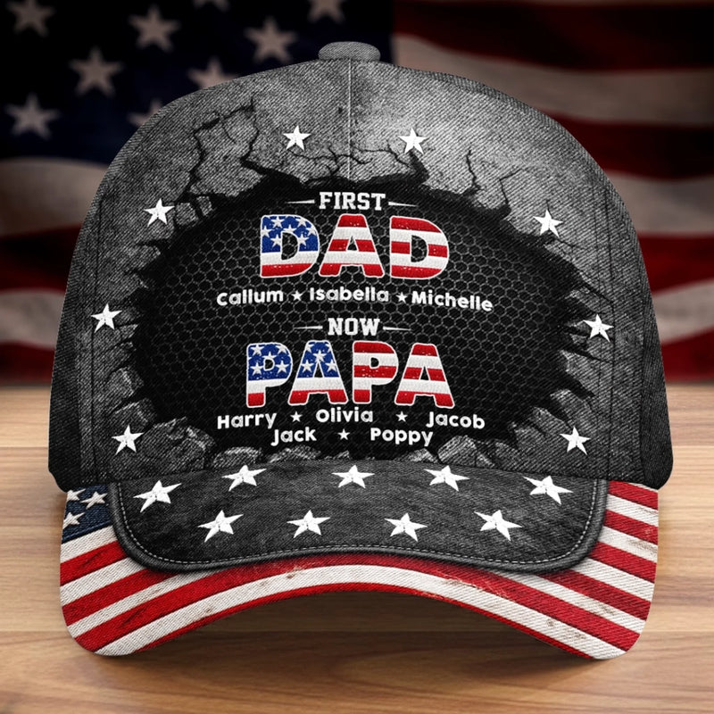 Personalized Classic Cap – Gifts For Grandpa, Dad – Blessed Beyond Measure