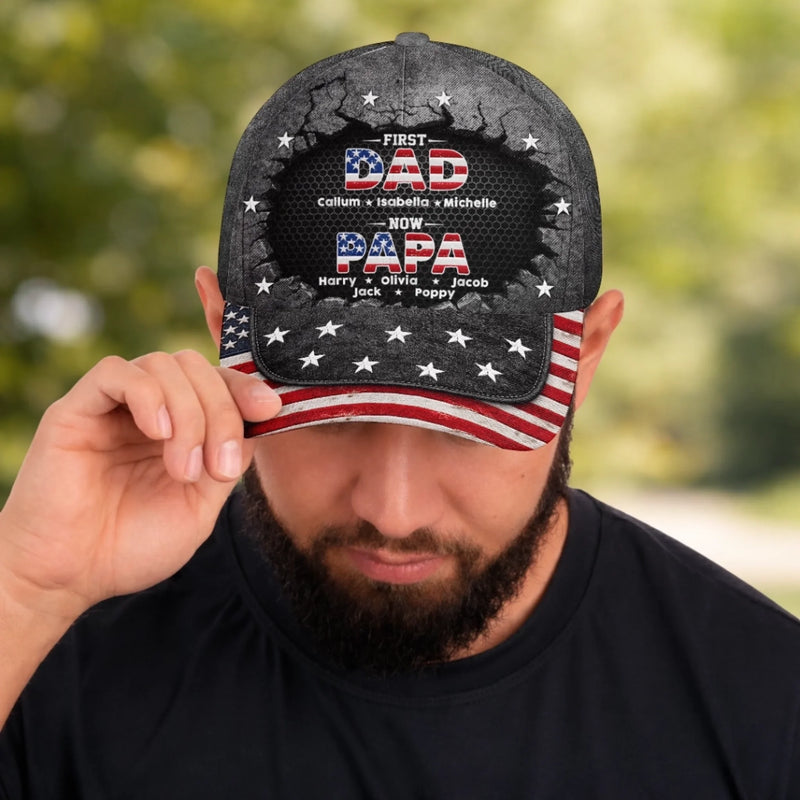 Personalized Classic Cap – Gifts For Grandpa, Dad – Blessed Beyond Measure