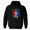 Personalized America 250th Anniversary Unisex T-shirt, Hoodie – Gifts For Men, Women – Land Of Brave Hearts