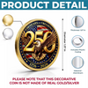 Personalized America 250th Anniversary Commemorative Keepsake Coin – Gifts For Family – United By Freedom