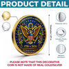 Personalized America 250th Anniversary Commemorative Keepsake Coin – Gifts For Family – Strong Roots Bright Future