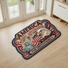 Personalized America 250th Anniversary Shaped Doormat – Gifts For Family – United In Pride And Honor