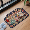 Personalized America 250th Anniversary Shaped Doormat – Gifts For Family – United In Pride And Honor