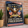 Personalized America 250th Anniversary  Metal Sign – Gifts For Family – Still Standing, Still Free