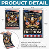 Personalized America 250th Anniversary  Metal Sign – Gifts For Family – Still Standing, Still Free