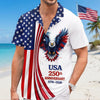 Personalized America 250th Anniversary – Custom Unisex Tropical Hawaiian Aloha Shirt – Gifts For Men, Women – Made For Freedom And Sunshine