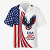 Personalized America 250th Anniversary – Custom Unisex Tropical Hawaiian Aloha Shirt – Gifts For Men, Women – Made For Freedom And Sunshine