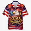 Personalized America 250th Anniversary – Custom Unisex Tropical Hawaiian Aloha Shirt – Gifts For Men, Women – Let Freedom Shine With Aloha