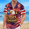 Personalized America 250th Anniversary – Custom Unisex Tropical Hawaiian Aloha Shirt – Gifts For Men, Women – Let Freedom Shine With Aloha