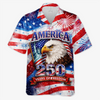 Personalized America 250th Anniversary – Custom Unisex Tropical Hawaiian Aloha Shirt – Gifts For Men, Women – Liberty Guides Our Journey
