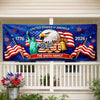Personalized America 250th Anniversary – Polyester Outdoor Banner – Gifts For Family – Together In Freedom