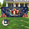 Personalized America 250th Anniversary – Polyester Outdoor Banner – Gifts For Family – Legacy Lives On Strong