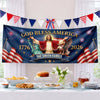 Personalized America 250th Anniversary – Polyester Outdoor Banner – Gifts For Family – Legacy Lives On Strong