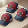 Personalized America 250th Anniversary – Washed Denim Baseball Cap – Gifts For Men, Women – The Long Game