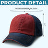 Personalized America 250th Anniversary – Washed Denim Baseball Cap – Gifts For Men, Women – The Long Game
