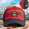 Personalized America 250th Anniversary – Embroidered Retro Washed Cap – Gifts For Men, Women – From 1776 To Forever