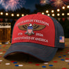 Personalized America 250th Anniversary – Embroidered Retro Washed Cap – Gifts For Men, Women – From 1776 To Forever