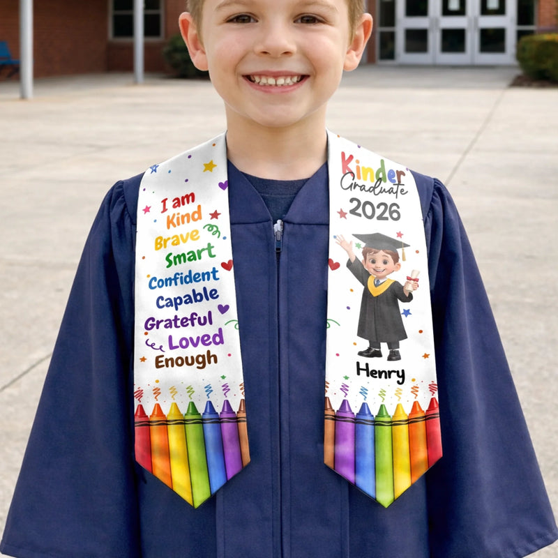 Personalized Kids Graduation Stole – Graduation Gifts For Kids – Future Starts Today Kiddo