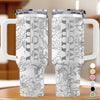 Personalized Engraved 40oz Tumbler With Handle – Mother's Day Gifts For Mom, Grandma – Love Begins With Her