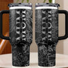 Personalized Engraved 40oz Tumbler With Handle – Mother's Day Gifts For Mom, Grandma – Love Begins With Her