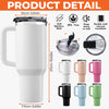 Personalized Engraved 40oz Tumbler With Handle – Mother's Day Gifts For Mom, Grandma – Love Begins With Her