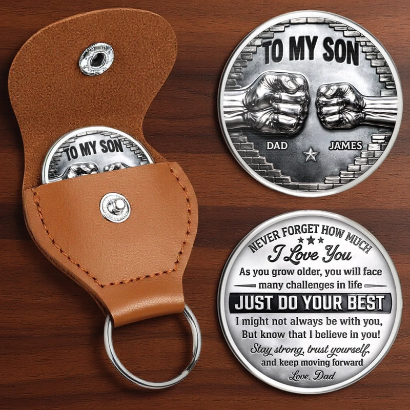 Personalized Pocket Hug – Birthday Gifts For Son – You Are Stronger Than You Think