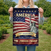 Personalized America 250th Anniversary Flag – Gifts For Family – Family Is Forever Love